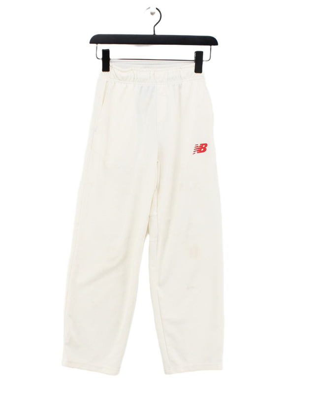 New Balance Men's Sports Bottoms W 22 in White 100% Other