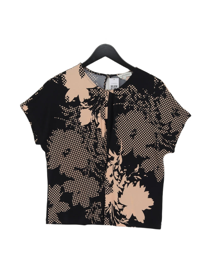 Austin Reed Women's T-Shirt M Black Polyester with Elastane