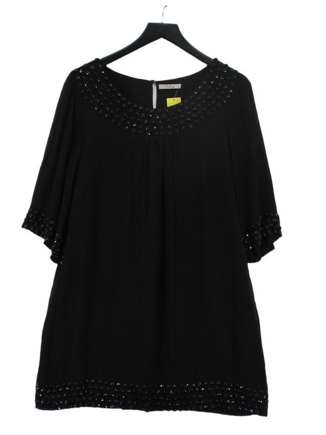 Darling Women's Mini Dress M Black Silk with Polyester
