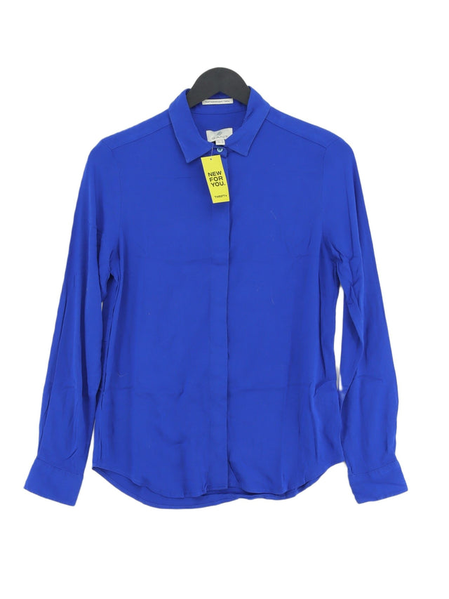 Gant Women's Shirt UK 6 Blue Other with Elastane