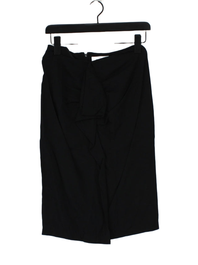Carven Women's Midi Skirt UK 6 Black Viscose with Elastane