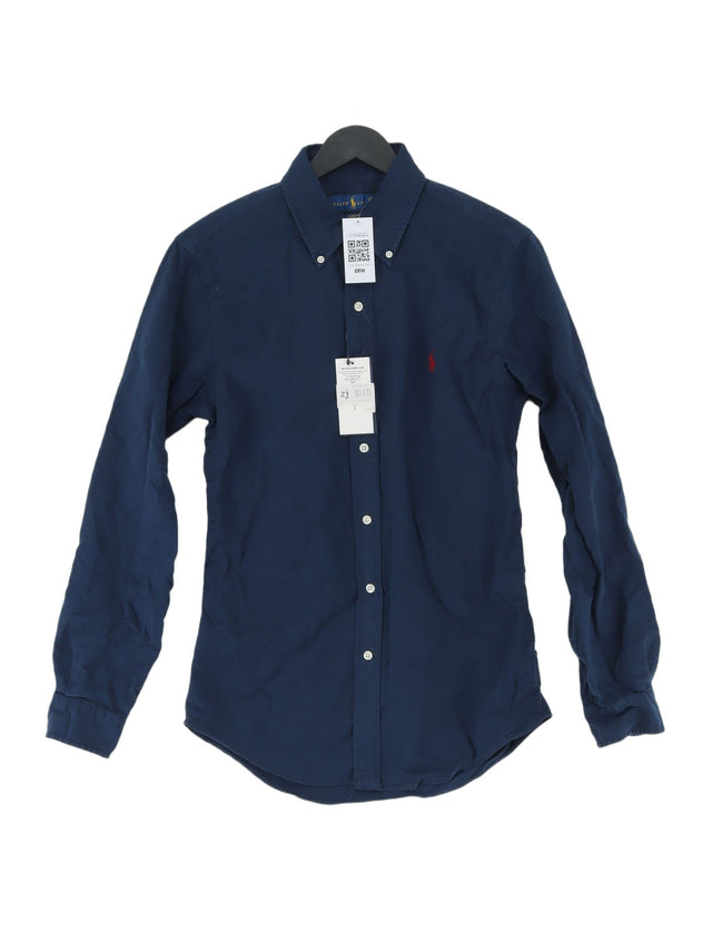 Ralph Lauren Men's Shirt S Blue 100% Cotton