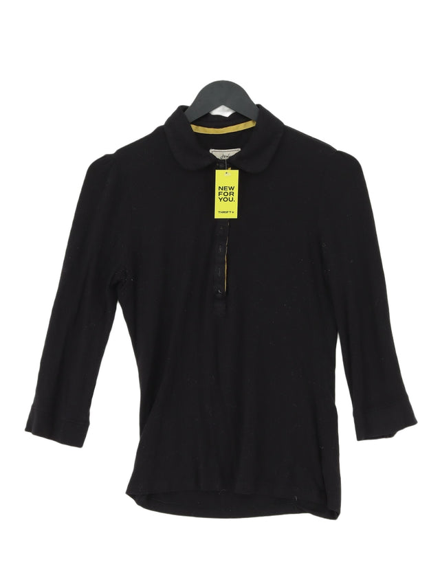 Joules Women's Top XS Black Other with Elastane