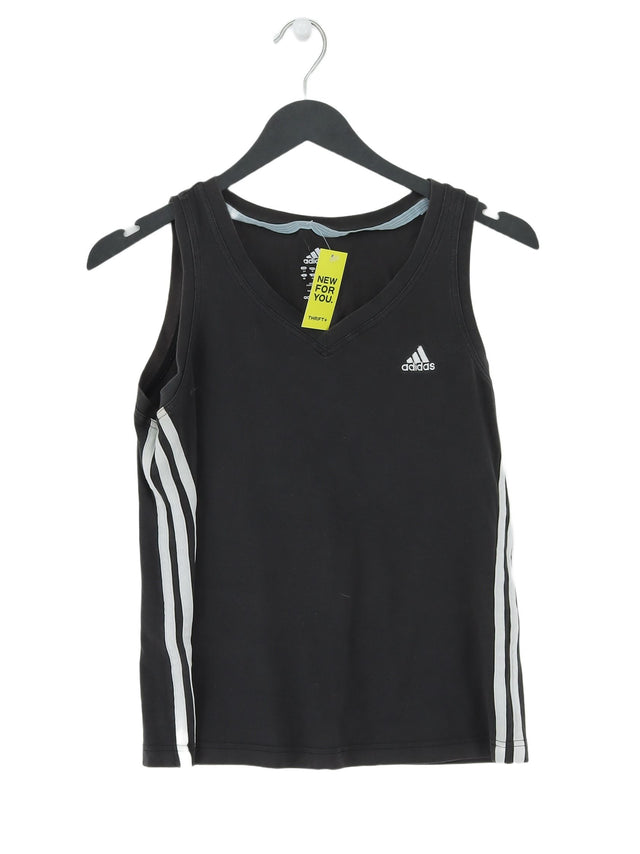 Adidas Women's T-Shirt UK 14 Black 100% Other