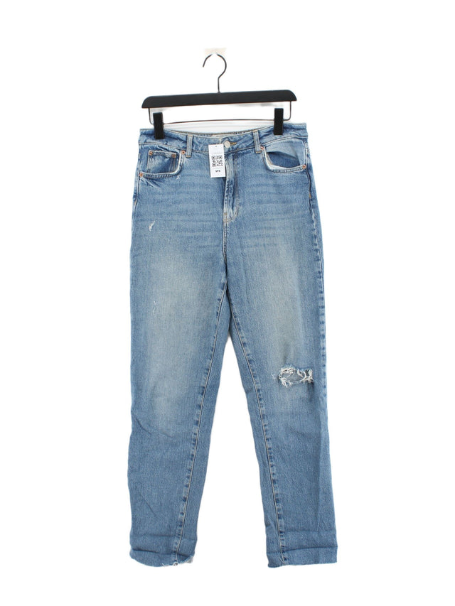 New Look Women's Jeans UK 14 Blue 100% Cotton