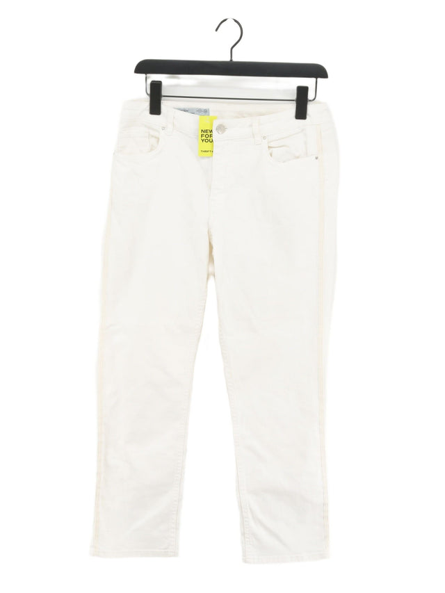 Jigsaw Women's Jeans W 32 in; L 28 in White 100% Cotton