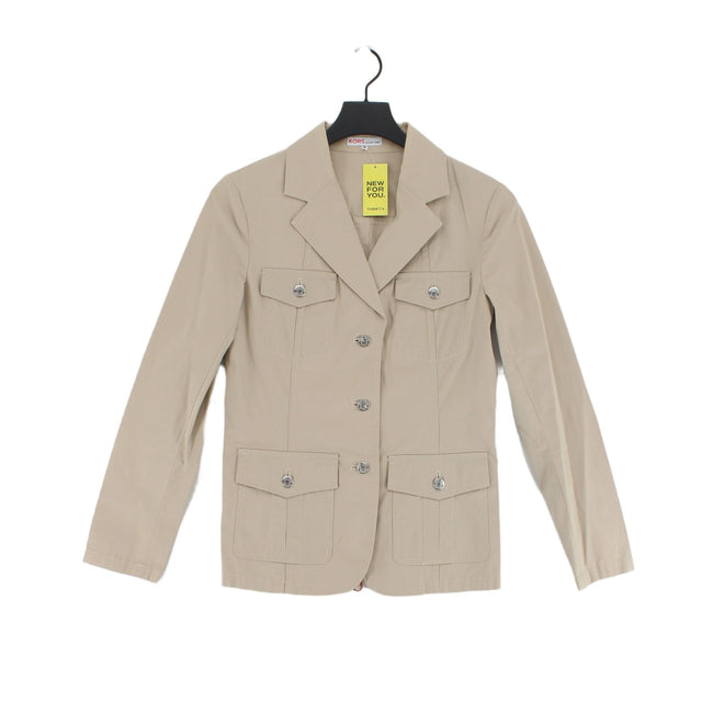 Michael Kors Women's Blazer UK 6 Tan 100% Other