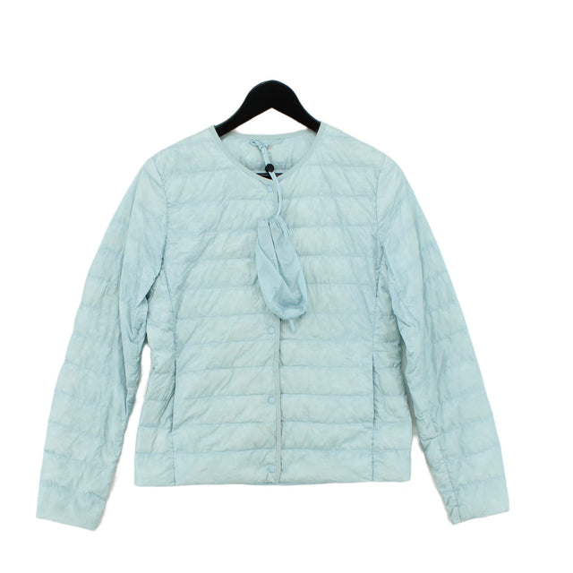 Uniqlo Women's Jacket M Blue Polyamide with Other