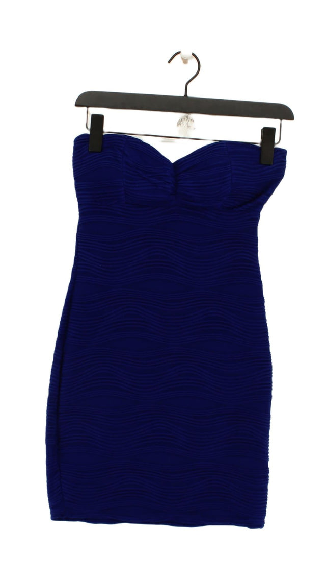 Jane Norman Women's Mini Dress UK 10 Blue Polyester with Elastane
