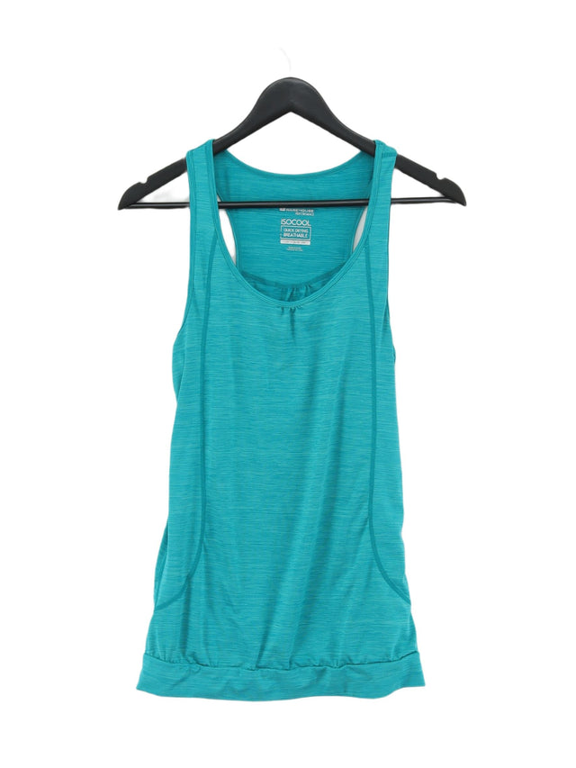 Mountain Warehouse Women's T-Shirt UK 10 Blue Polyester with Elastane