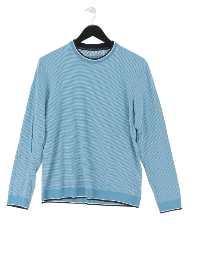 Ted Baker Men's Jumper M Blue 100% Cotton