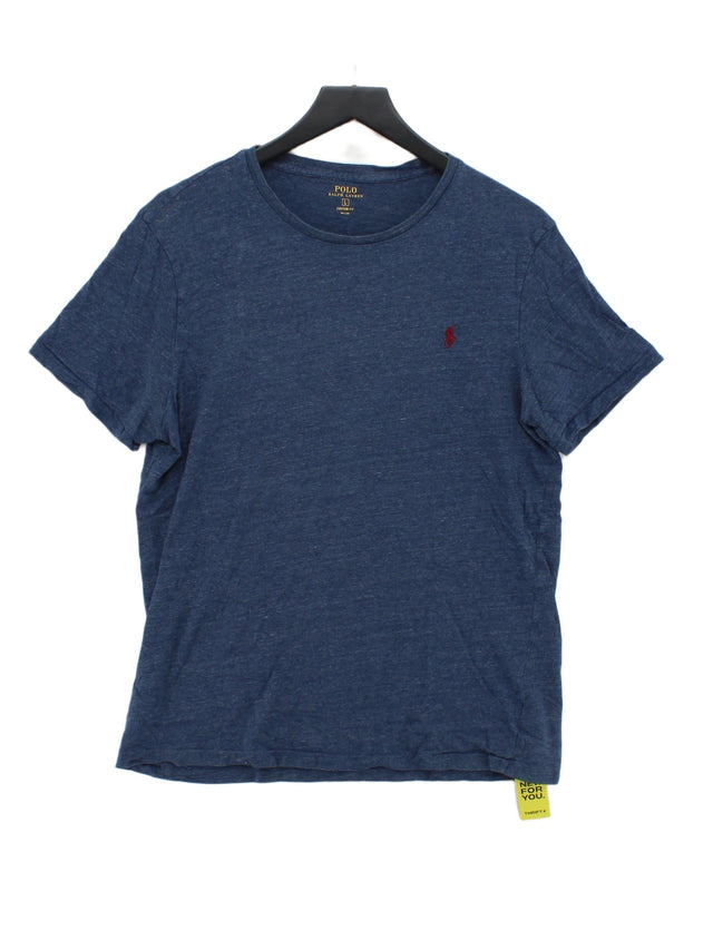 Ralph Lauren Men's T-Shirt L Blue 100% Cotton