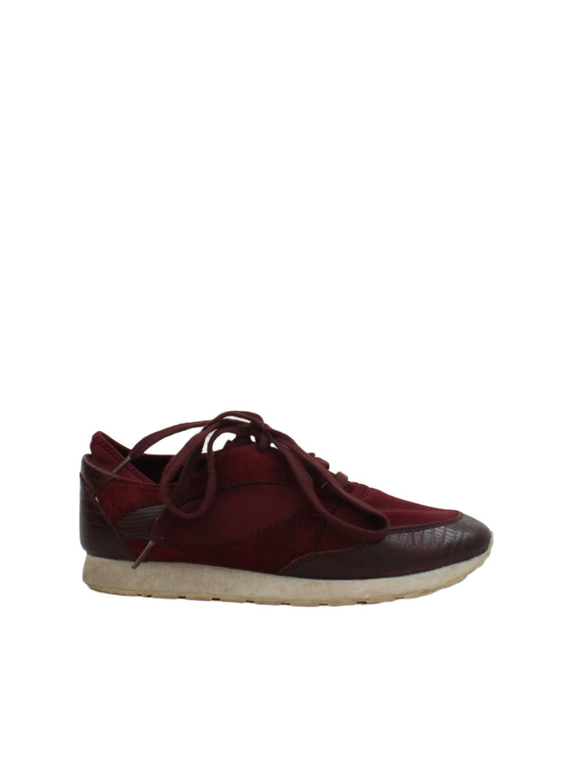 Massimo Dutti Women's Trainers UK 3 Red 100% Other
