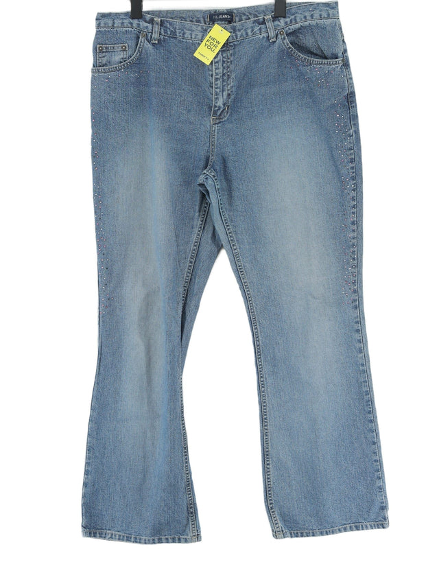 NLJeans Women's Jeans W 36 in Blue 100% Cotton