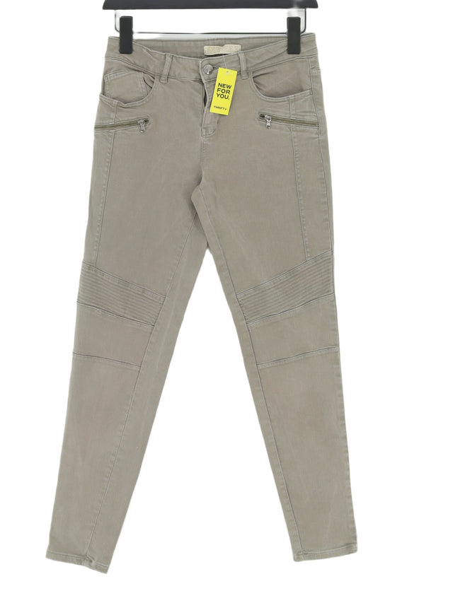 Zara Women's Jeans UK 8 Grey 100% Other