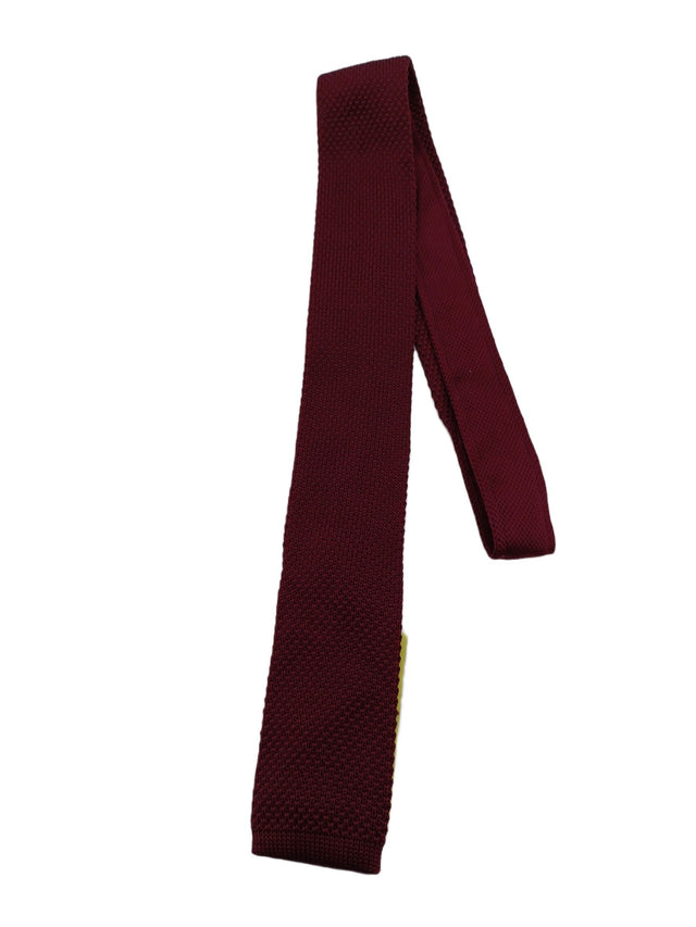 Moss Men's Tie Red 100% Polyester