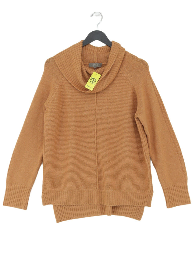 Oasis Women's Jumper S Tan Acrylic with Elastane, Polyester