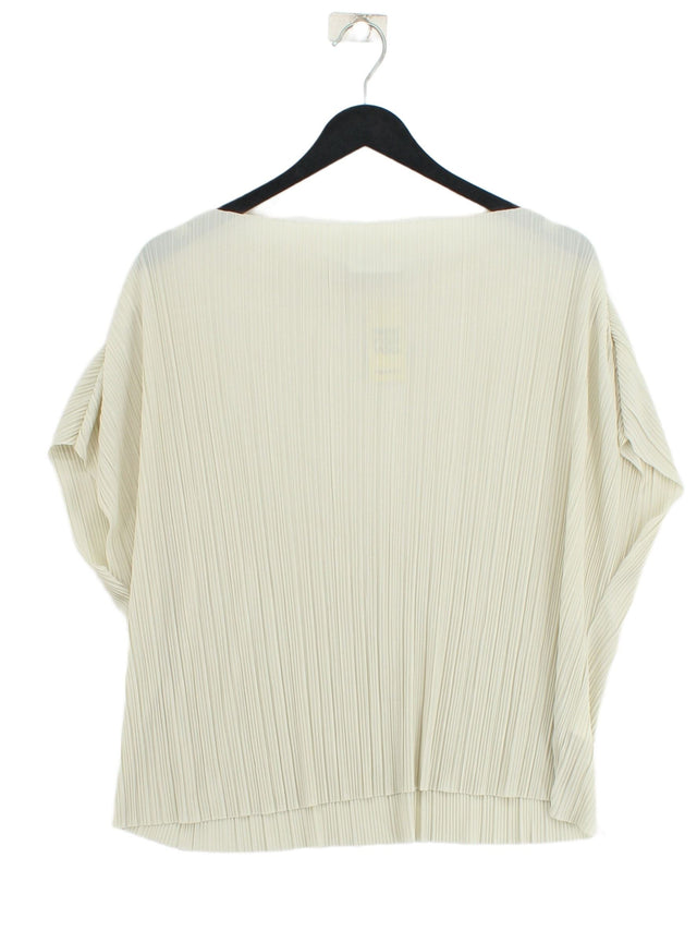 Weekday Women's Top XS Cream 100% Polyester