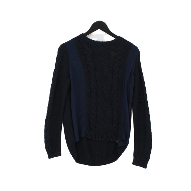 KEW Women's Jumper S Blue 100% Cotton