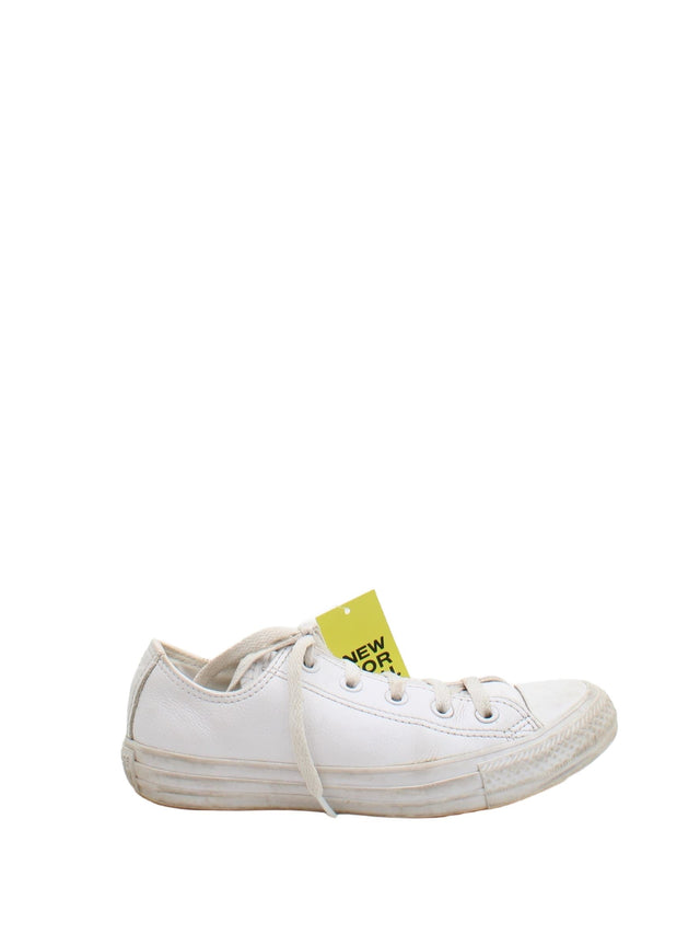 Converse Men's Trainers UK 3.5 White 100% Other