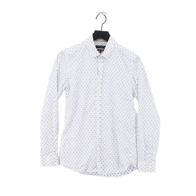Ted Baker Men's Shirt Collar: 15 in White 100% Cotton