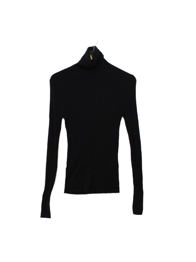 Uniqlo Women's Jumper S Black 100% Wool