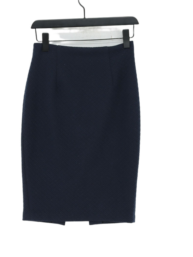 Traffic People Women's Midi Skirt S Blue Polyester with Spandex