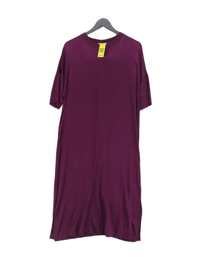 Hush Women's Maxi Dress UK 14 Purple 100% Viscose