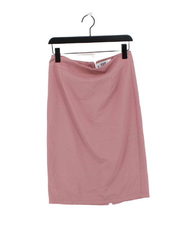 Gdg Actuel Women's Midi Skirt UK 12 Pink 100% Other