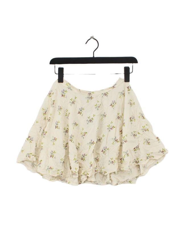 Ralph Lauren Women's Mini Skirt XS Yellow 100% Other
