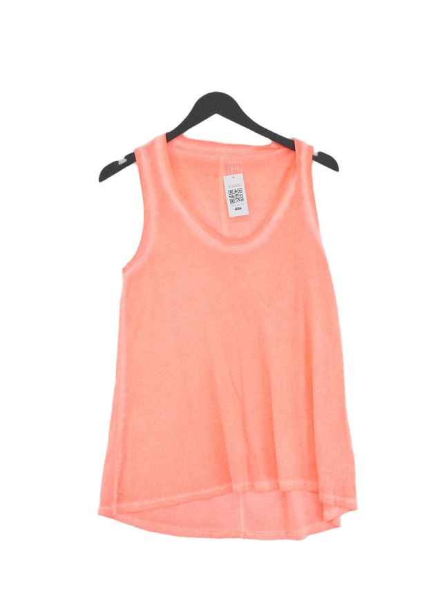 Gap Women's T-Shirt XS Orange 100% Cotton