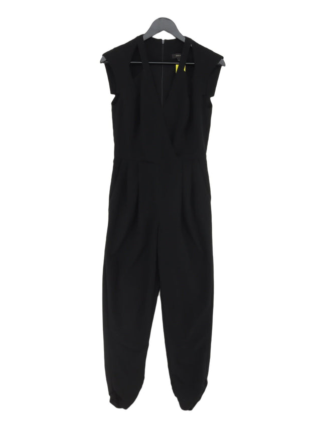 River Island Women's Jumpsuit UK 8 Black 100% Polyester