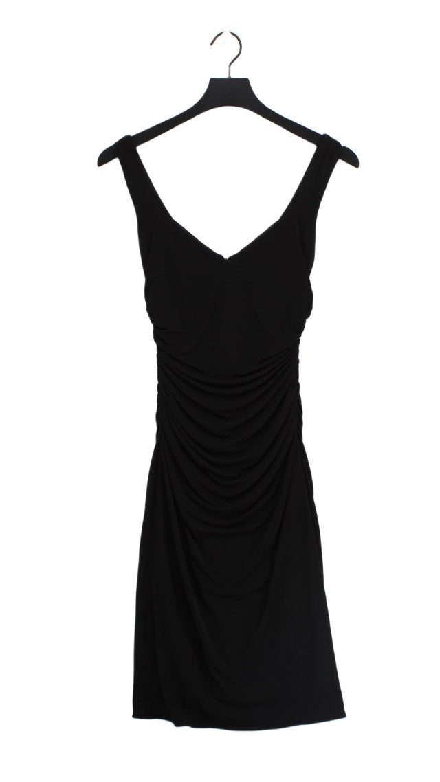 Laundry By Shelli Segal Women's Midi Dress UK 8 Black Polyester with Spandex