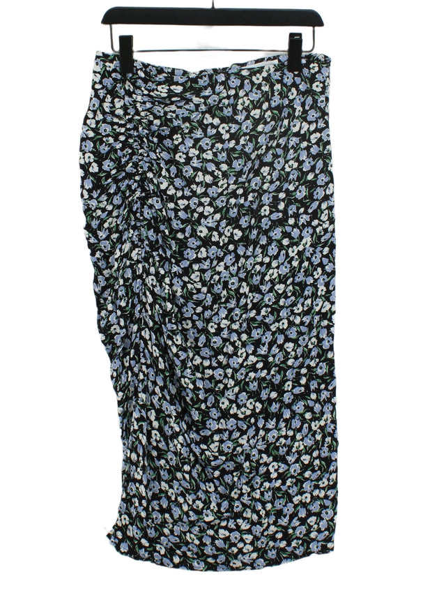 MNG Women's Midi Skirt L Multi 100% Viscose
