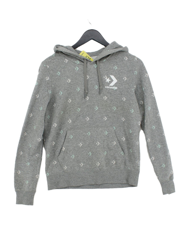 Converse Women's Jumper M Grey Cotton with Polyester