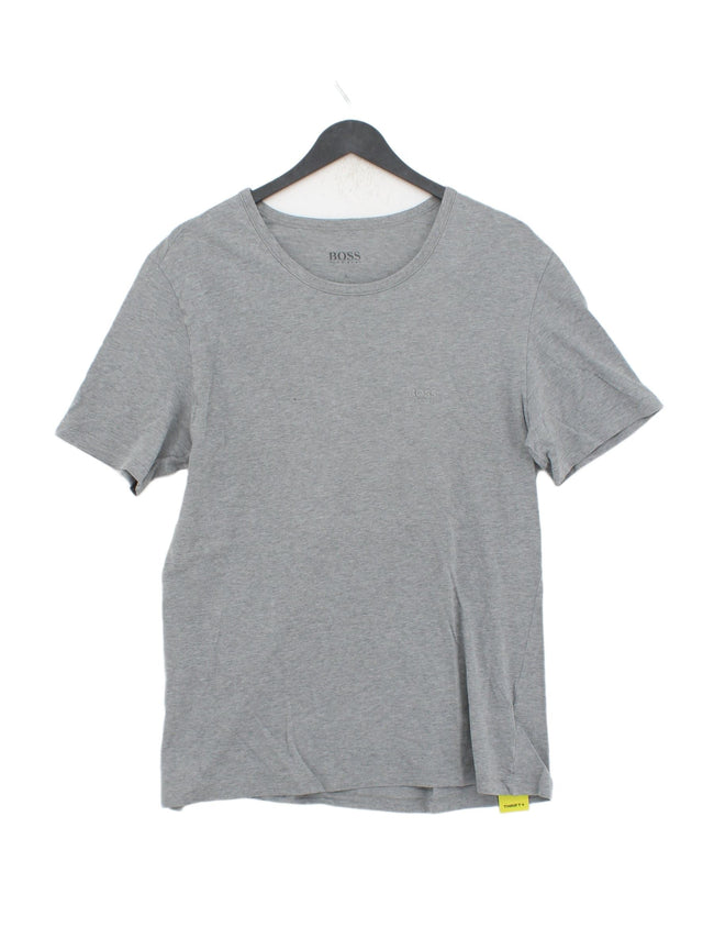 Hugo Boss Men's T-Shirt L Grey 100% Other