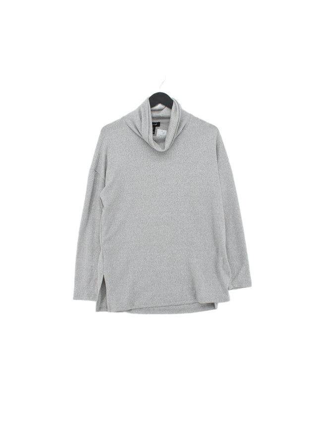 New Look Women's Jumper S Grey Polyester with Elastane