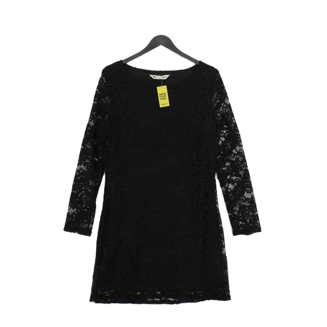 Yumi Women's Midi Dress M Black Polyester with Elastane