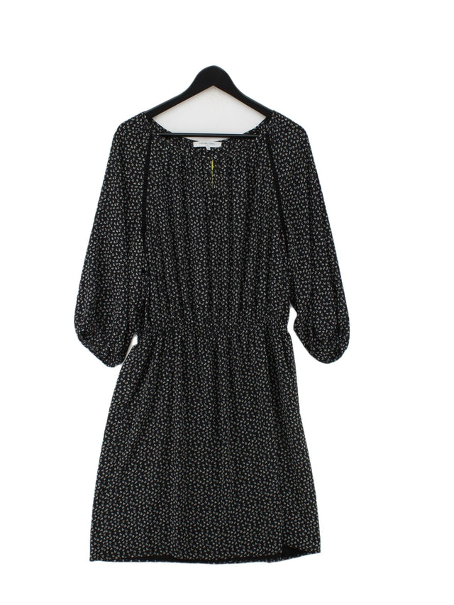 Gerard Darel Women's Midi Dress UK 16 Black 100% Polyester