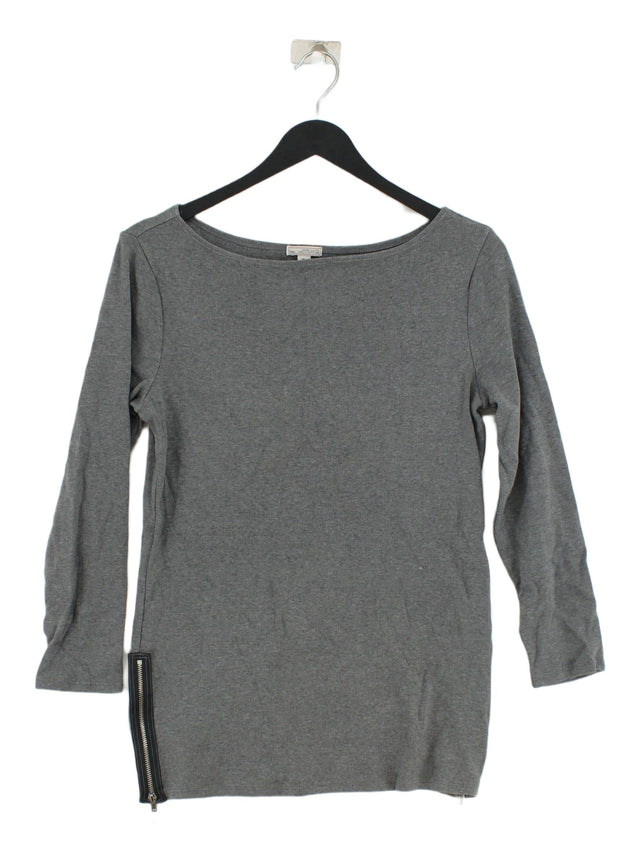 Gap Women's T-Shirt M Grey 100% Cotton