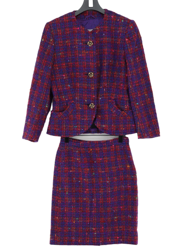 Aquascutum Women's Two Piece Suit L Multi Wool with Acrylic, Other