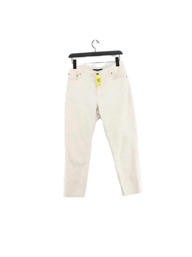 Boden Women's Jeans W 30 in White Cotton with Elastane