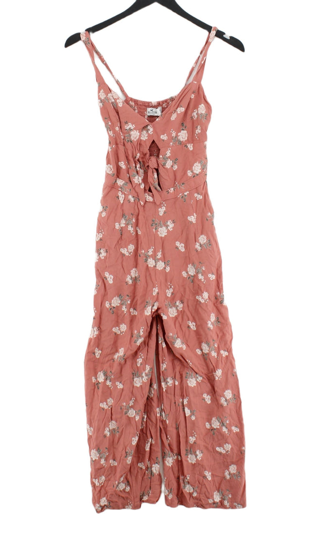 Hollister Women's Jumpsuit XS Pink Viscose with Other, Polyester