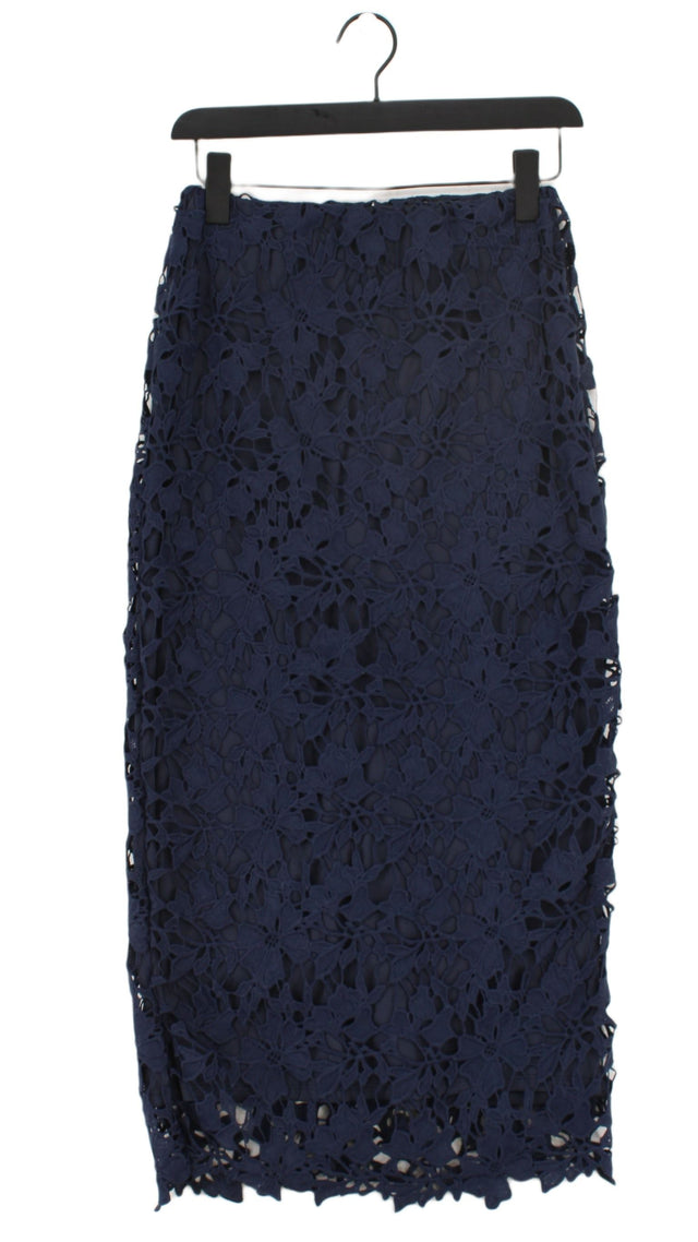 Next Women's Maxi Skirt UK 10 Blue 100% Polyester