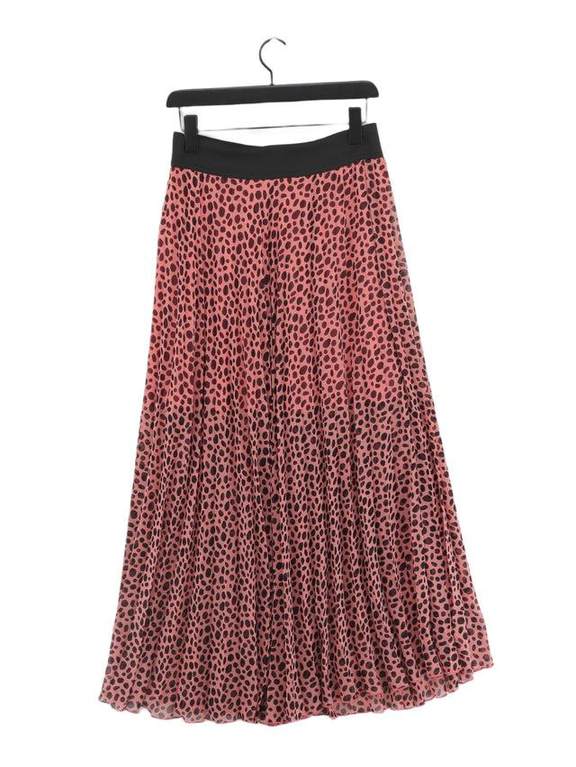 Topshop Women's Maxi Skirt UK 10 Pink 100% Polyester