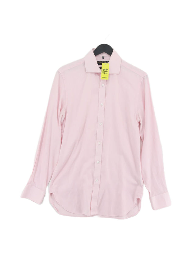 Hammond & Co. By Patrick Grant Men's Shirt Collar: 14.5 in Pink 100% Cotton