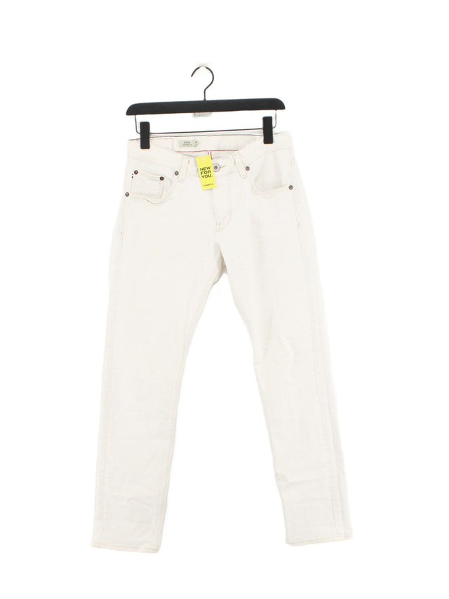 Tommy Hilfiger Women's Jeans W 30 in White Cotton with Elastane