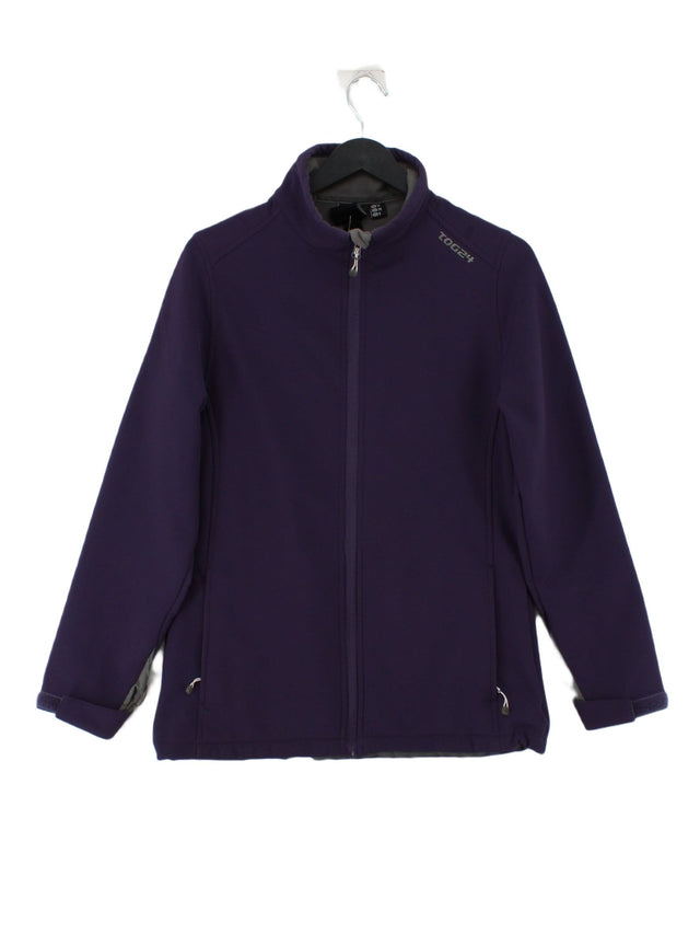 Tog24 Women's Jacket UK 12 Purple Polyester with Elastane