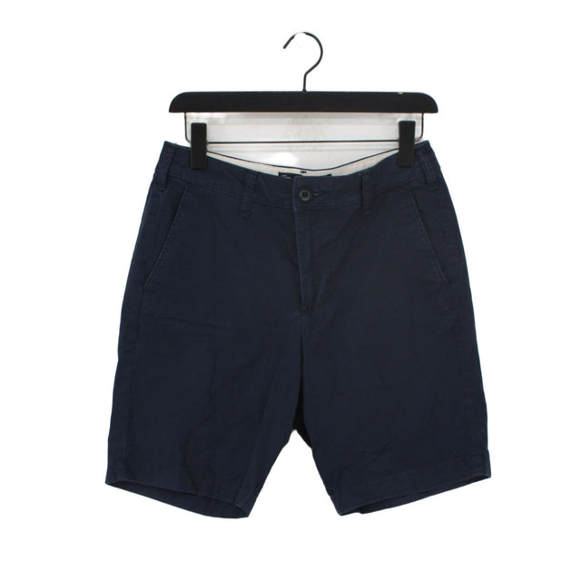 Hollister Men's Shorts W 29 in Blue Cotton with Elastane