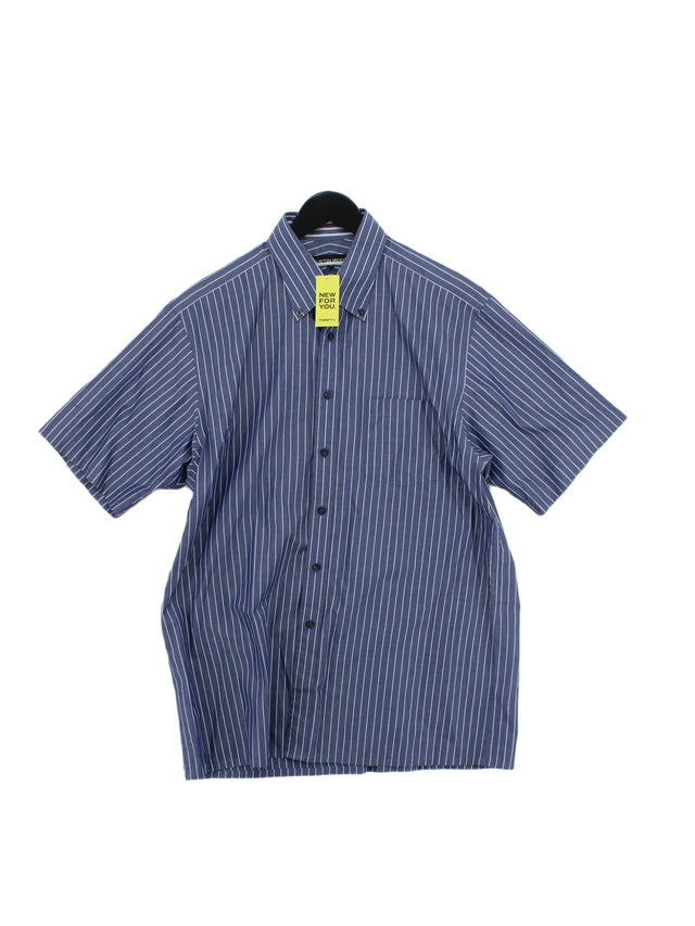 Austin Reed Men's Shirt XL Blue 100% Cotton